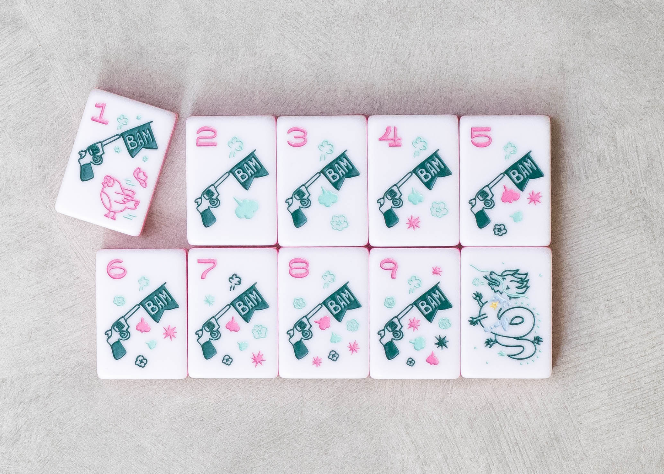 Miss Mahjong - Wholesale Board Game - Miss Cowgirl: Mahjong Tile Set3