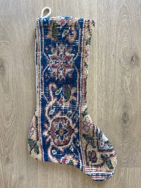 Eclectic Collective - Wholesale Holiday Stocking - Turkish Vintage Rug Holiday Stocking (30)0