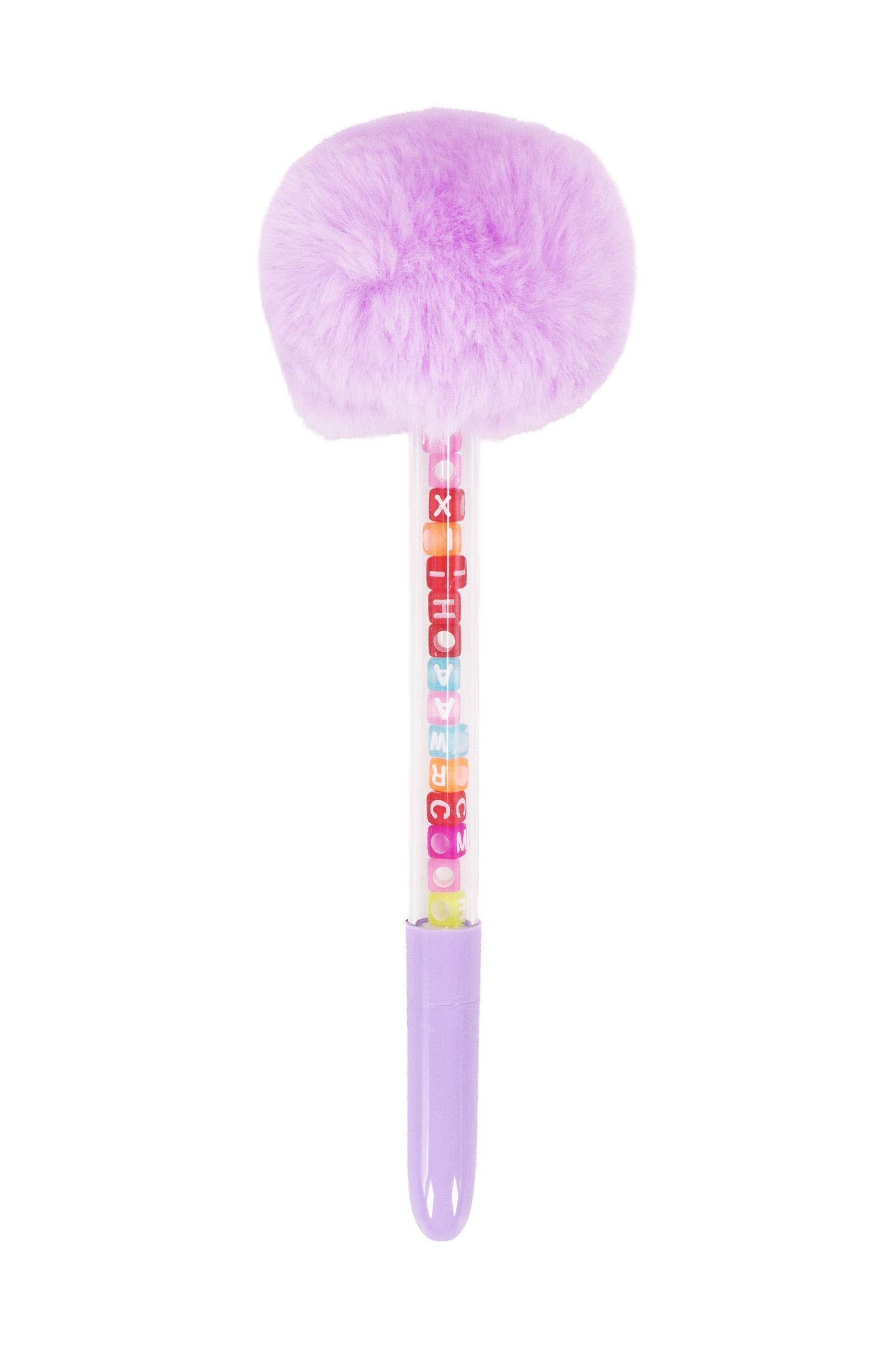 ASSORTED Fuzzy Pom Pom Fairy Stick Alphabet Dice Pen for wholesale on Faire8