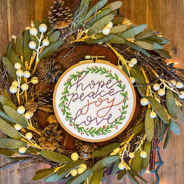 Made by Day - Venta al por mayor Material para bordado/punto de cruz - Kit de bordado de corona de Adviento1