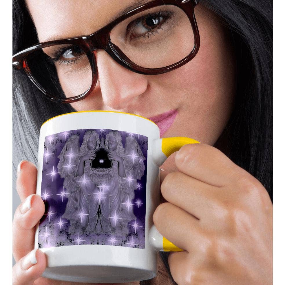 3dRose - Wholesale Coffee mug - 3dRose, Lavender Angels with Twinkle Stars, Mug1