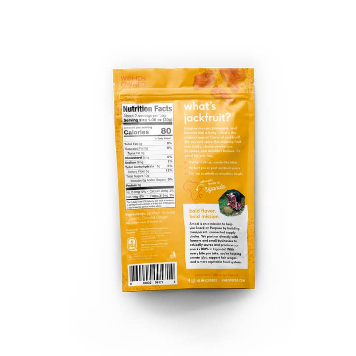 Amazi – wholesale Torkad frukt – Ingefära Gurkmeja Torkad Jackfruit