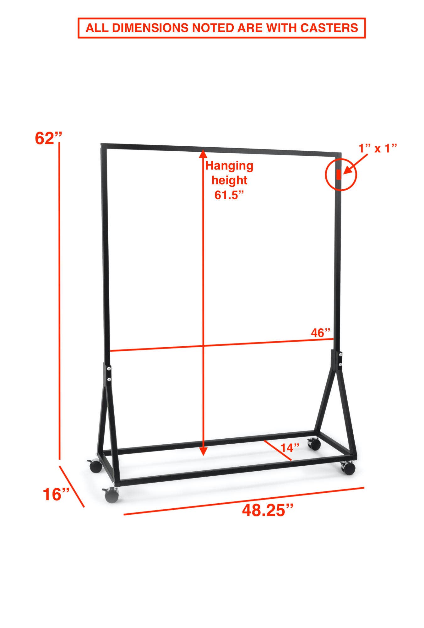 Tripar International - Wholesale Coat Rack - Triangle Base Metal Garment Racks9