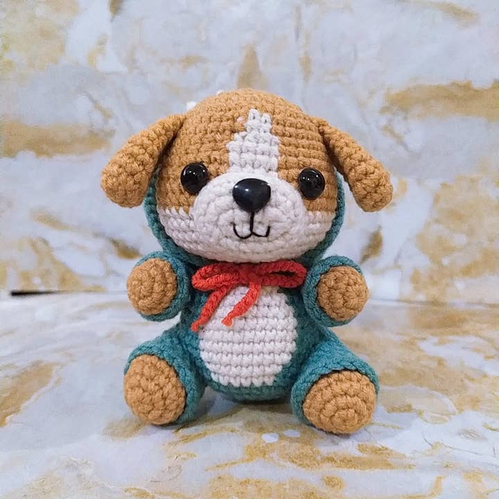 Anh2 LTD – wholesale Mjukisdjur - Hund – Hund i en dino-kostymvirkad, dinosaurvalpvirkad leksak3