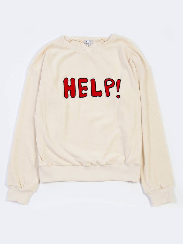 HELP! Kid Oversize Sweatshirt para venta al por mayor de Pigs&Roses