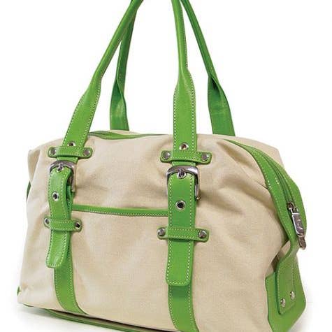 Tool Bag (Canvas/Green) for wholesale by Crescent Moon Yoga