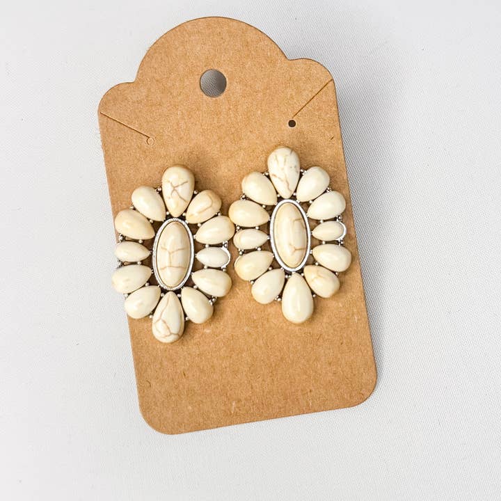 Lil' Grace - Wholesale Stud/Post Earrings - Vintage Western Geometric Shape Stud Earrings For Women