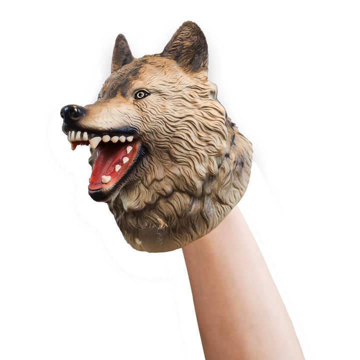 Wild Thingz Hand Puppet - Wolf for wholesale by KidAntics