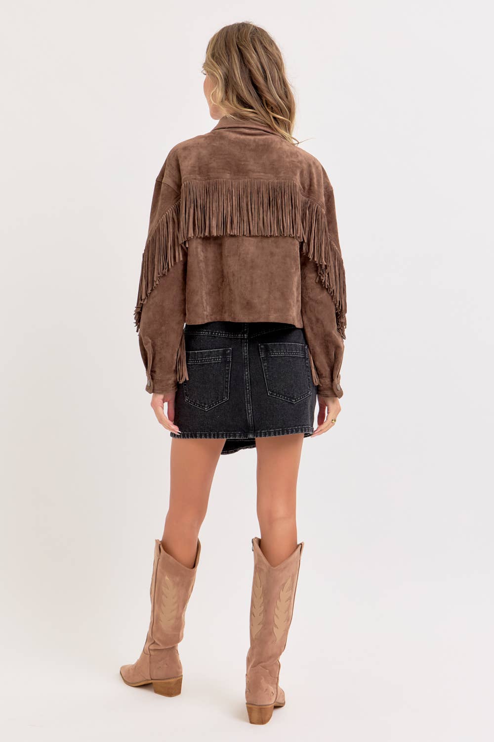 Sweet Lovely by Jen – Großhandel Hemdjacke/Shacket – Damen – Western-inspirierte Wildleder-Shacket63