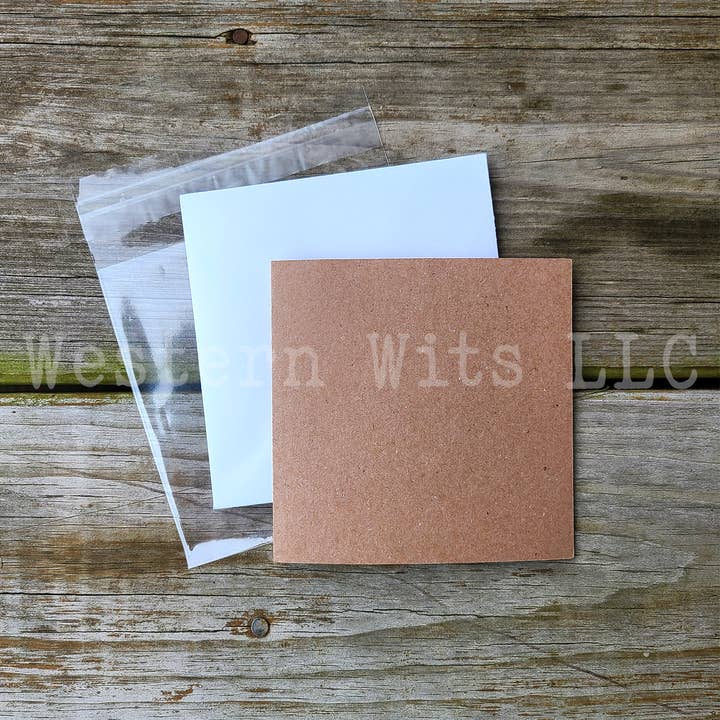 Western Wits - Wholesale Baby Card - Little Cowgirl Yellow - Greeting Card