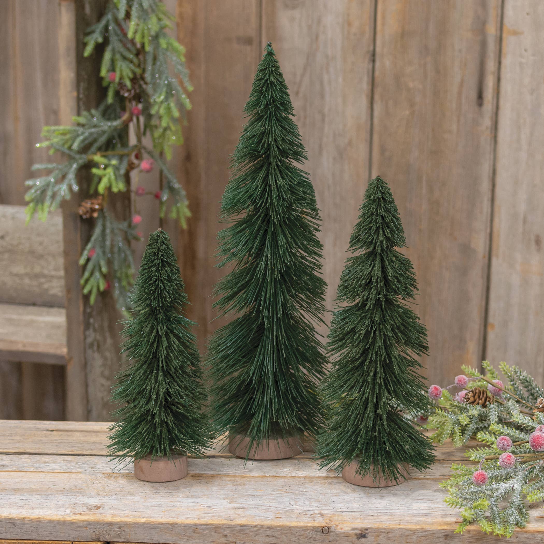 The Hearthside Collection - Wholesale Christmas Decoration - Green Sisal Tree, 7"2