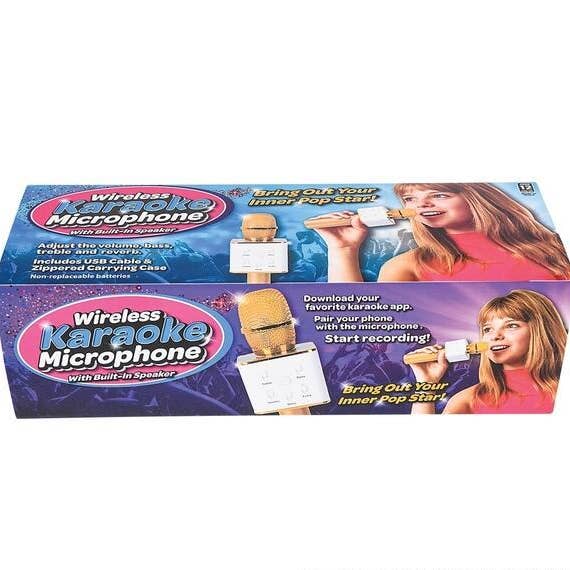La Luna Bella - Toys - Vente Jouet classique – enfant - Jouets pour enfants WIRELESS KARAOKE MIC LLB3
