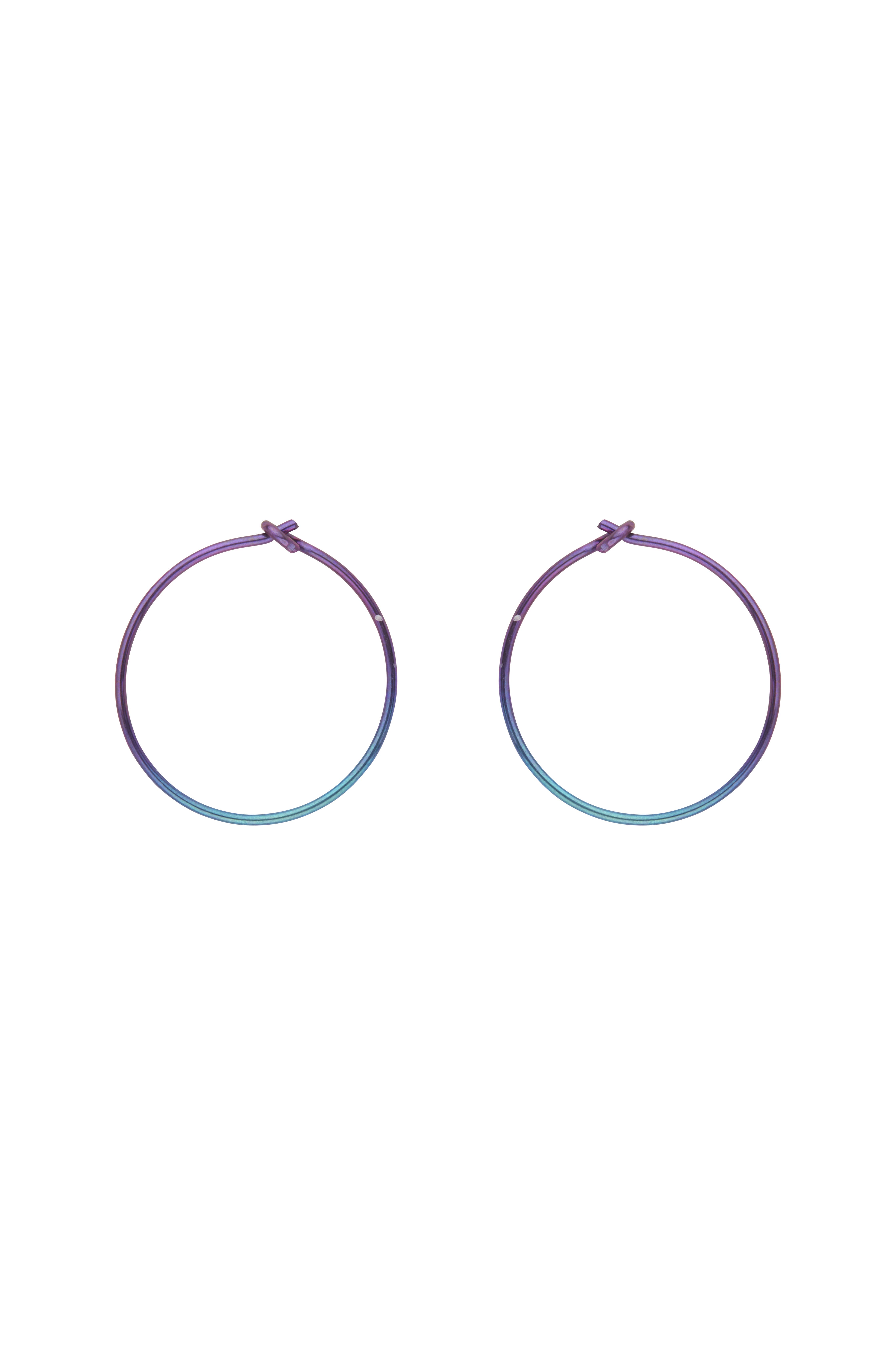 Mark Steel Jewelry - Wholesale Hoop Earrings - 22 Gauge Wire Hoop Earring Available in Sizes 9mm-18mm8