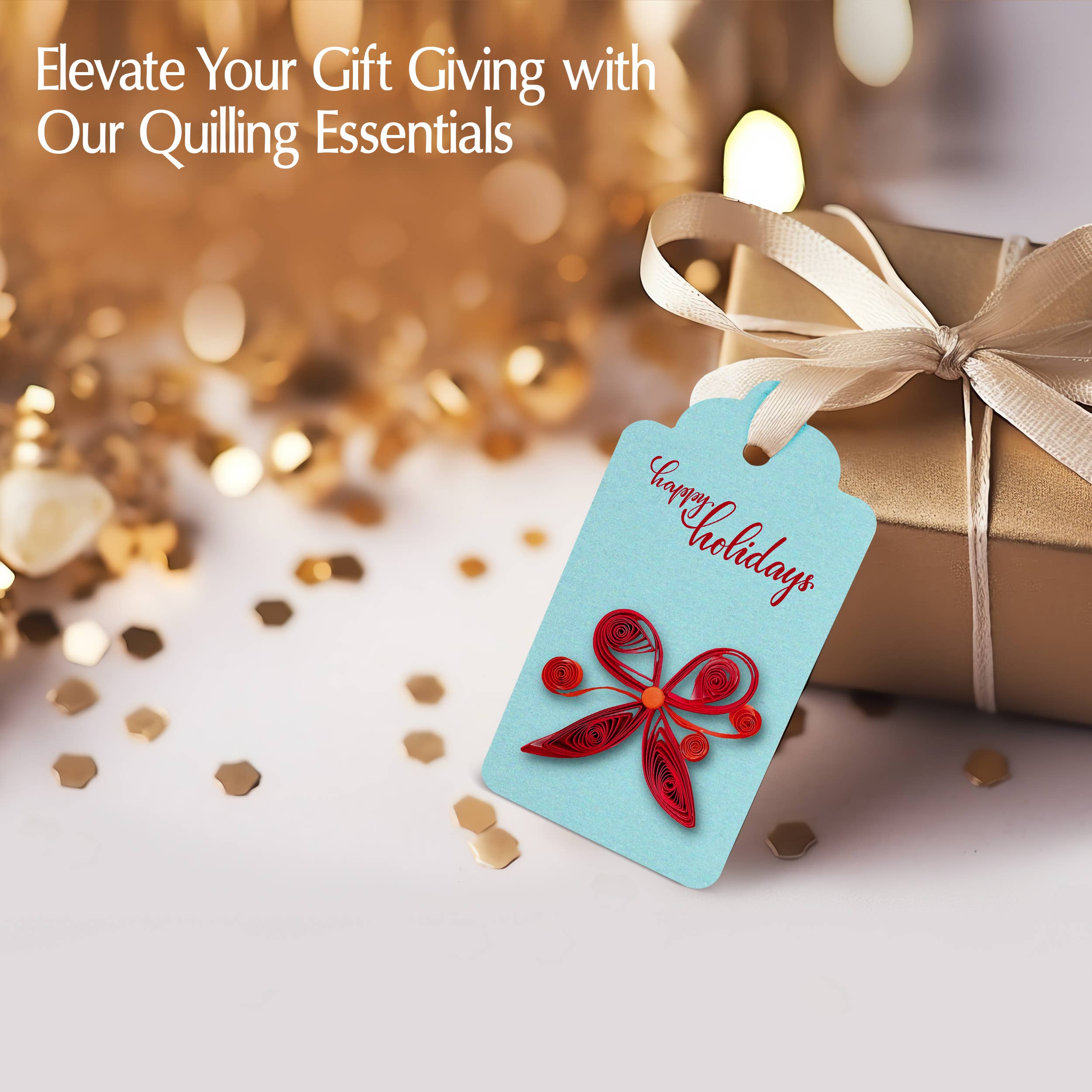 My Creative Camp LLC – Kit de artesanato DIY por atacado – Kit de Quilling para Cartões de Saudação - Kit de Artesanato DIY para Crianças e Adultos6