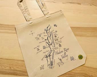Gooseberry Designs - Wholesale Tote Bag - Women's - Hudson River Valley Cotton Canvas Tote Bag0