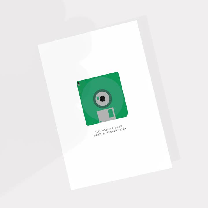 You Old As Shit Like A Floppy Disk for wholesale by JU+DESIGN
