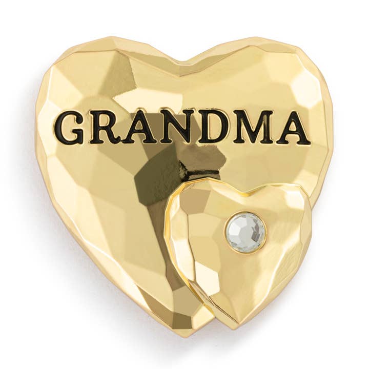 Grandma Double Heart Magnetic Frame Charm - 1.5in for wholesale by DEMDACO