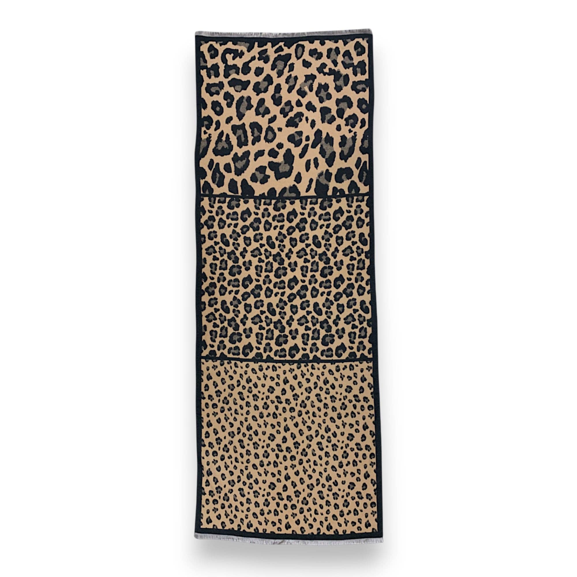 Lili Scarves (US Duty Free) – wholesale Scarf – Women's – Leopard Print Cashmere Blend Winter Scarf9