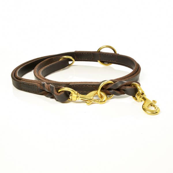 Kenjan Double ligne En cuir brun – 18 mm – 220 cm pour la vente par Kenjan Læderværksted