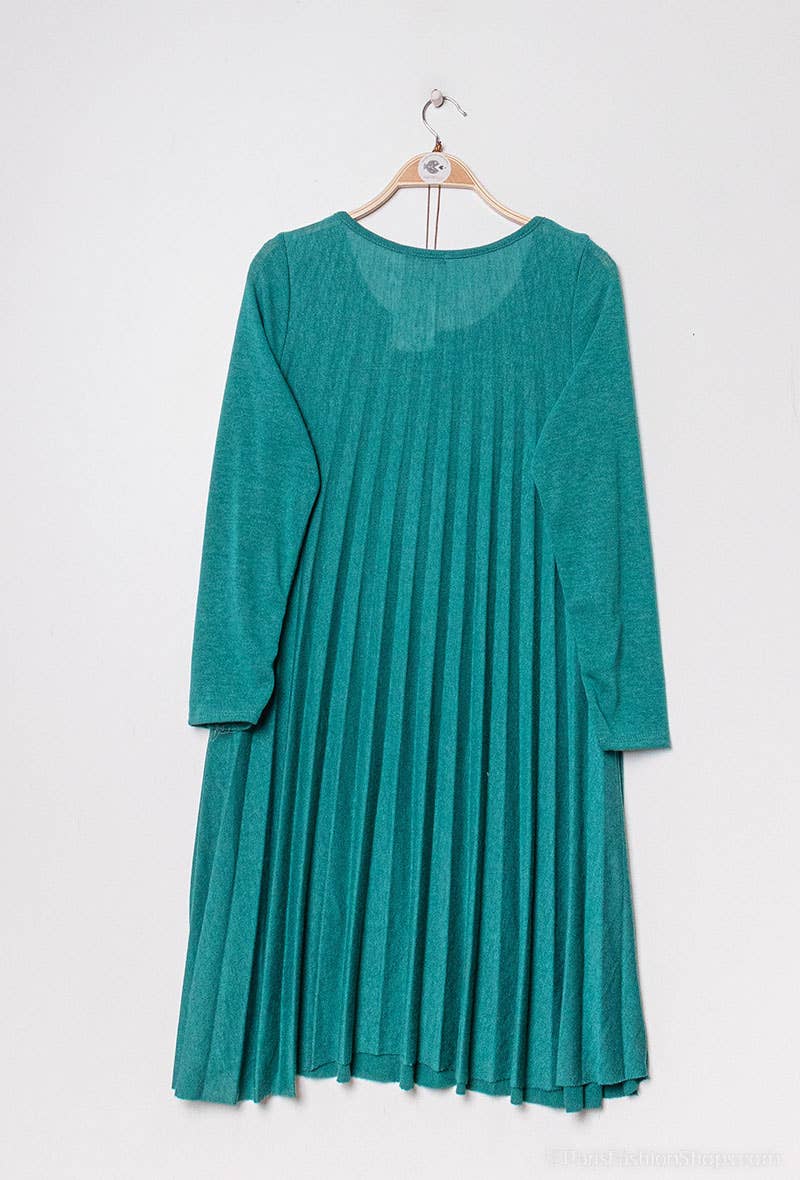 P&R STAR - Wholesale Dress - Women's - Pleated knit dress3