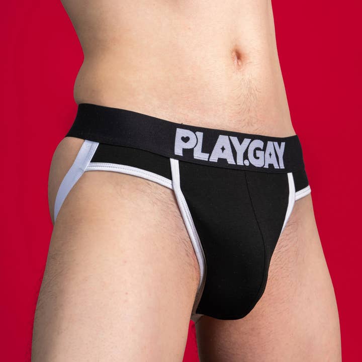 Jockstrap PlayGay - Nero per la vendita all'ingrosso da parte di Play.Gay
