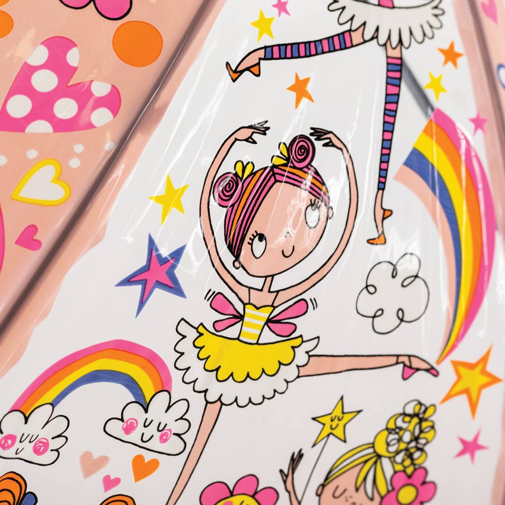 Rachel Ellen Designs – wholesale Umbrella – kids – Children's Umbrella - Fairy Ballerina3