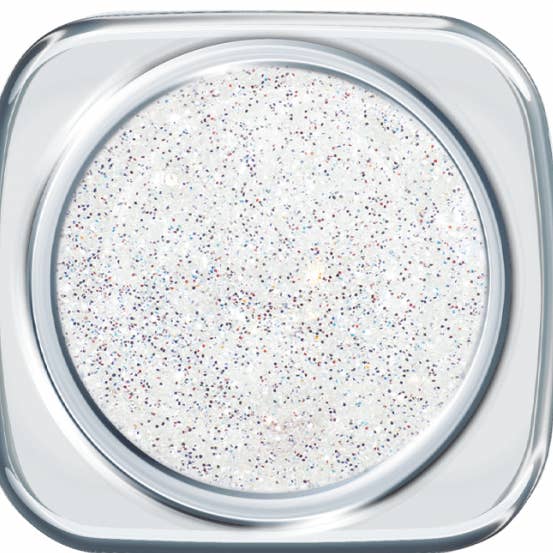 Glitter UV gel small white 975 5g for wholesale by HOLLYWOOD NAILS