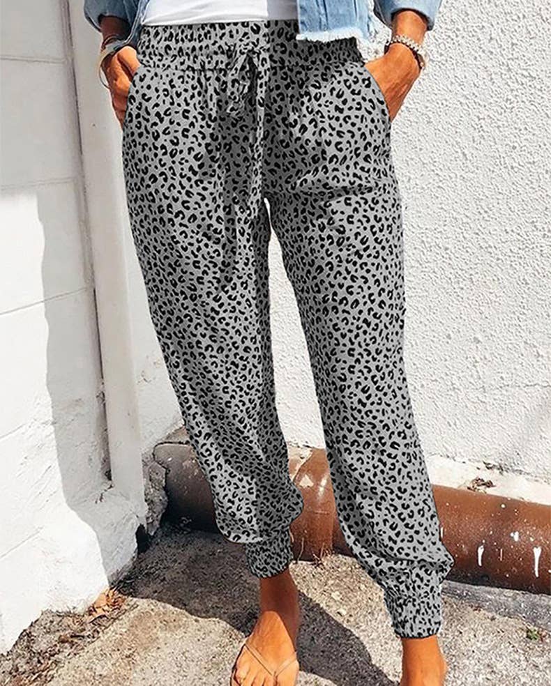 Rosa Clothing - Wholesale Pants - Women's - Casual Leopard print Leggings slacks pants1