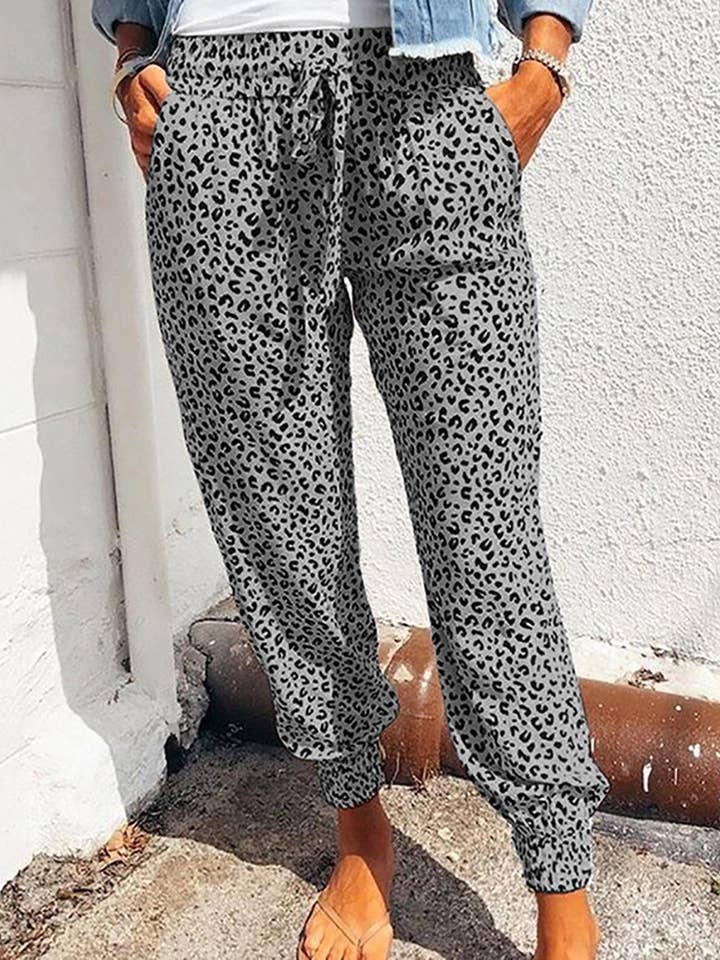Rosa Clothing - Wholesale Pants - Women's - Casual Leopard print Leggings slacks pants1