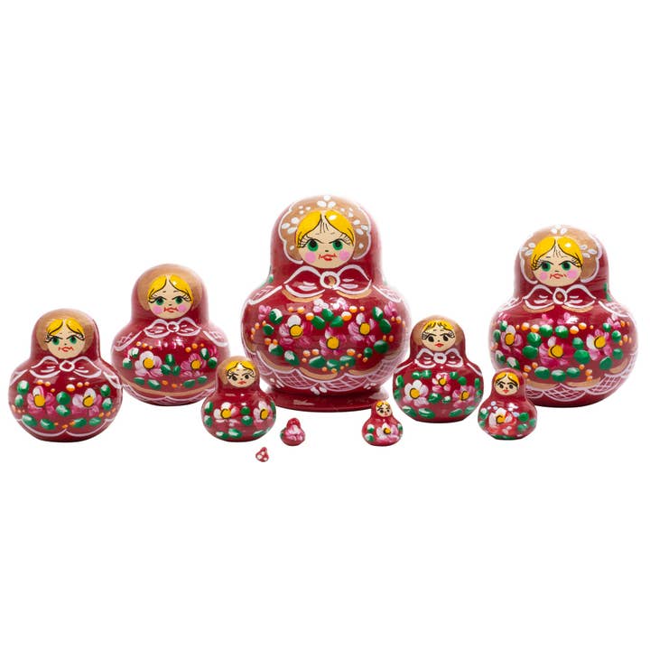 Mini Art Nesting Dukke 10pc./1,75“ for engroshandel hos Golden Cockerel