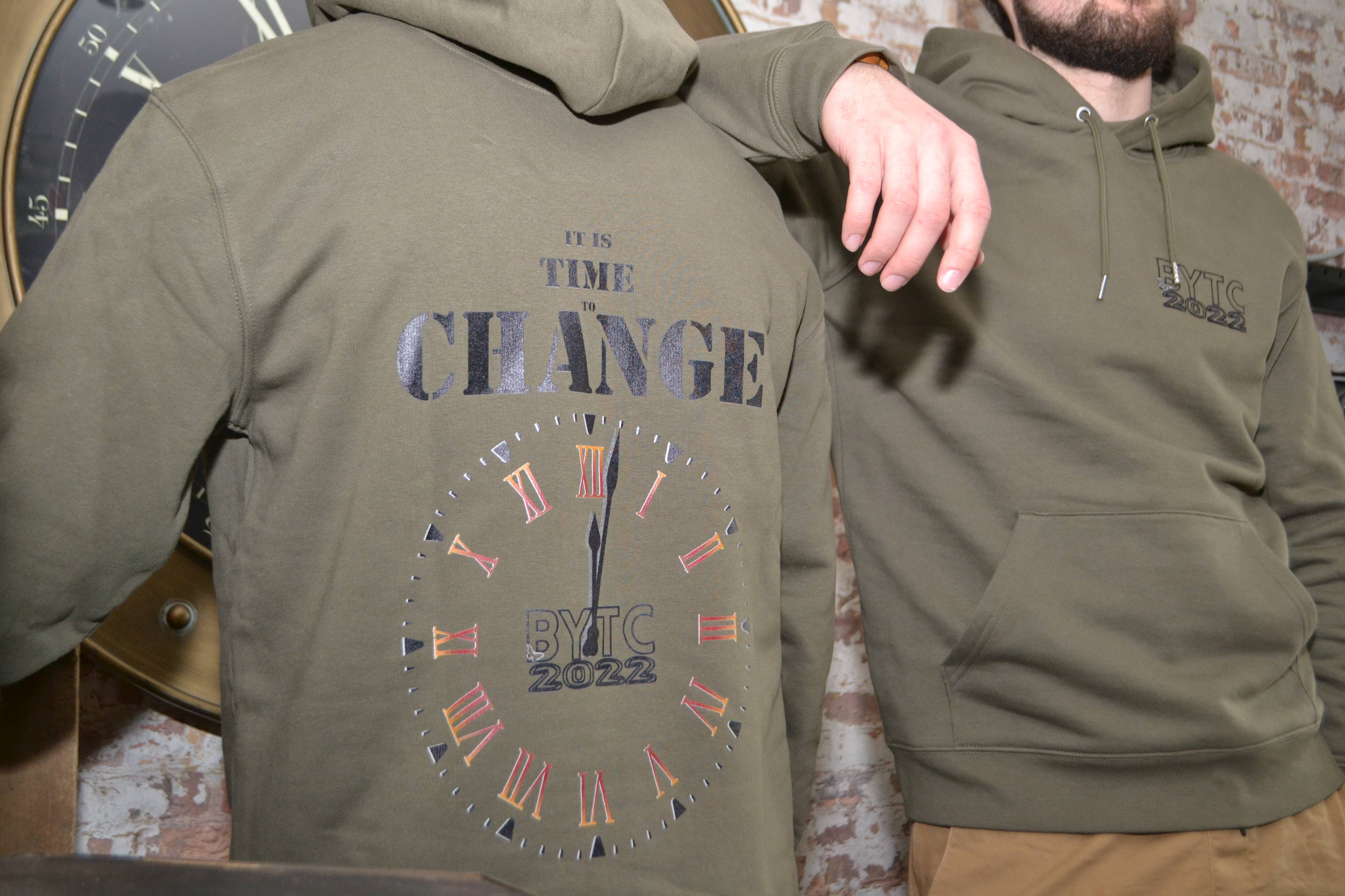 BYTC2022 - Wholesale Hoodie - Unisex - past twelfe clock, unisex hoodie khaki2