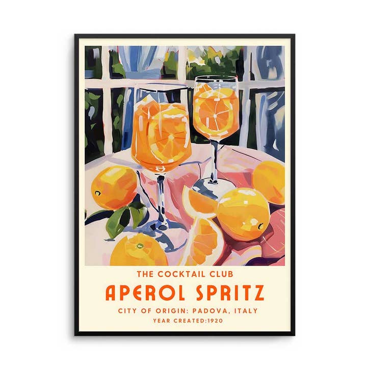 Aperol Spritz Print II for wholesale by D'LUXE PRINTS
