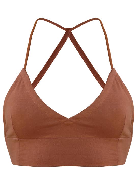 OCTAVIA Bralette i Kobber for engroshandel hos ESSENTIALS FOR ZULA