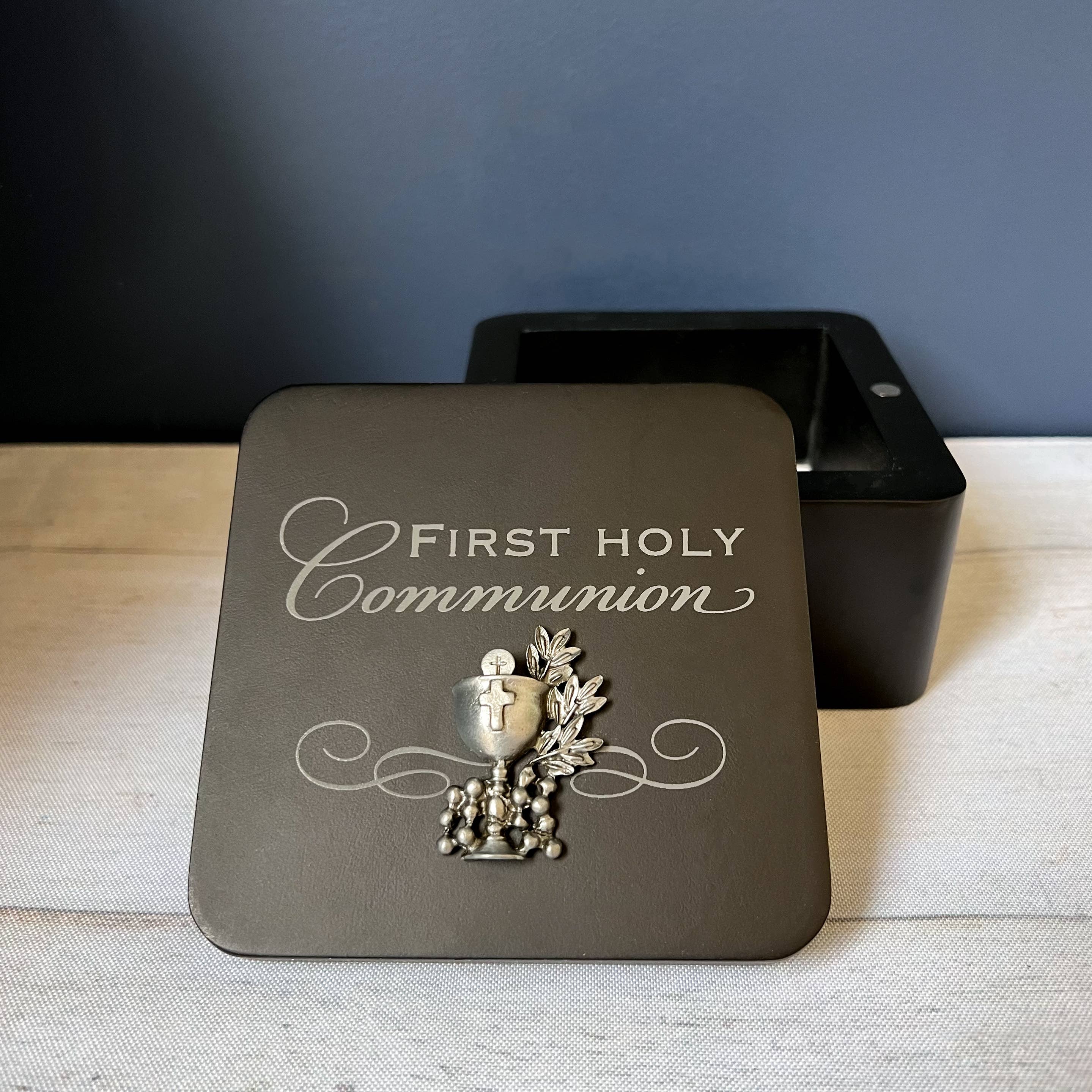 Abbey + CA Gift - Wholesale Keepsake Box - Kids & Baby - Communion Black Keepsake Box9