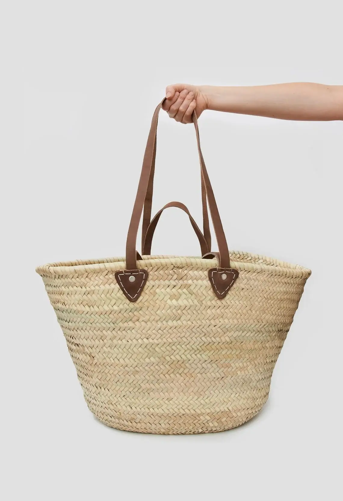 High crafty – wholesale Beach bag – Handmade Moroccan Basket – French Market Basket with Double 0