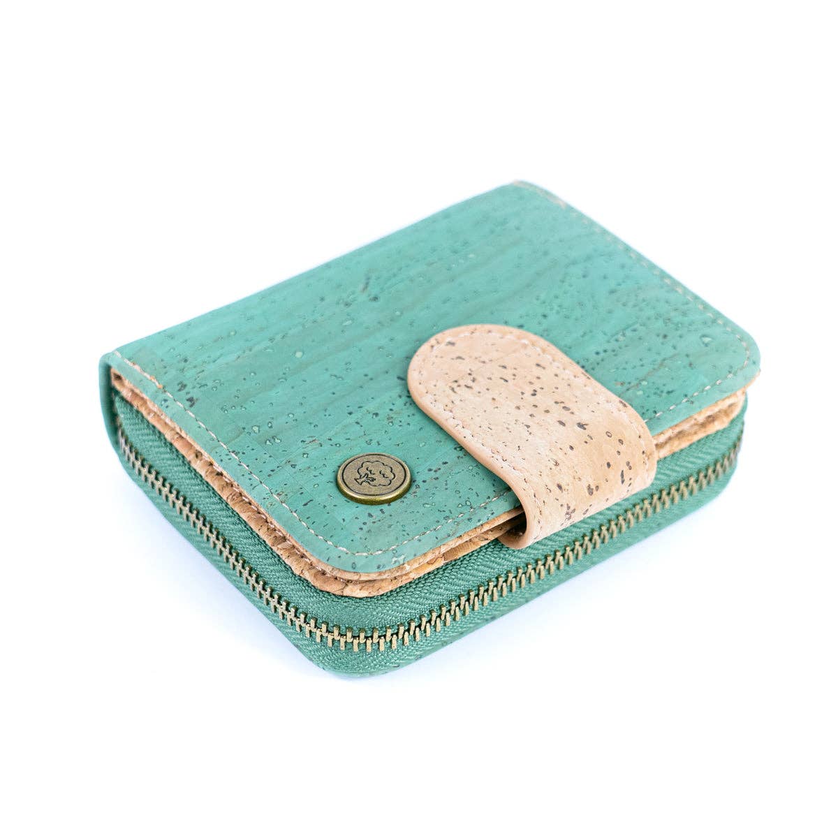 Meninas Bonitas Cork - Wholesale Wallet - Women's - Stylish Solid-Color Cork Women's Short Wallet BAG-235312