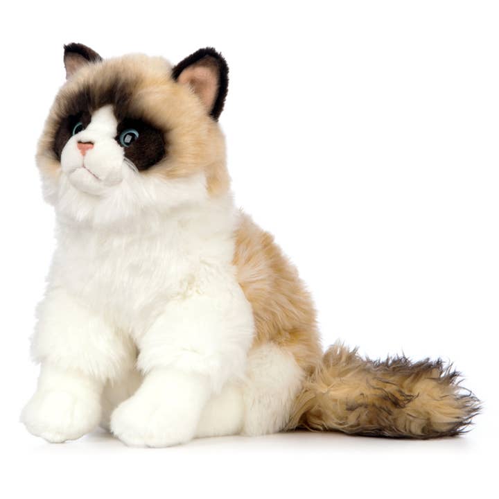 Keycraft - Wholesale Stuffed/Plush Toy - Kids & Baby - Living Nature Ragdoll Cat Plush Stuffed Animal Toy