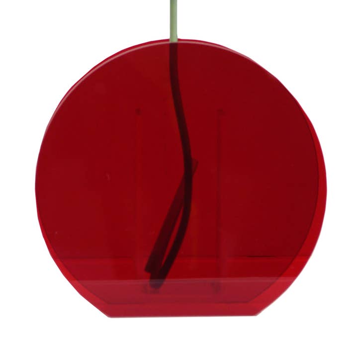 Vase à fleurs en méthacrylate (rouge) pour la vente par Really Nice Things
