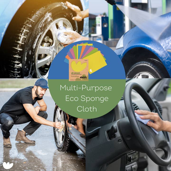 EKOH - Wholesale Dishcloth - Swedish Dishcloth Set of 12 Plain Happy Rainbow Colours7