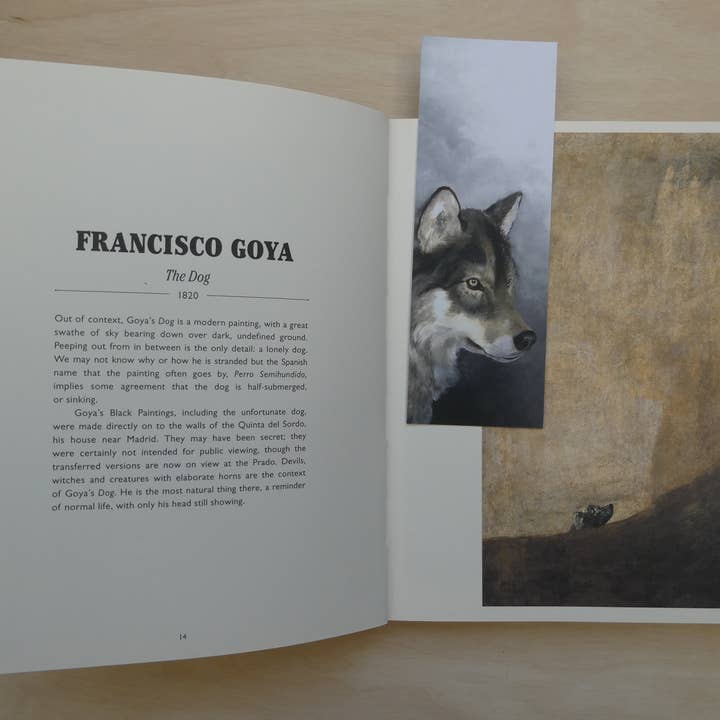 Field and Fur Gifts - Vendita all'ingrosso Biglietti di auguri generici - Biglietto d'auguri con segnalibro, Lupo