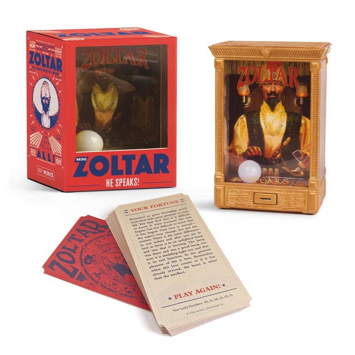Hachette Book Group - Wholesale Gag Gift/Novelty Gift - Mini Zoltar: He Speaks! (Mini Edition - Deluxe Mega Kit)