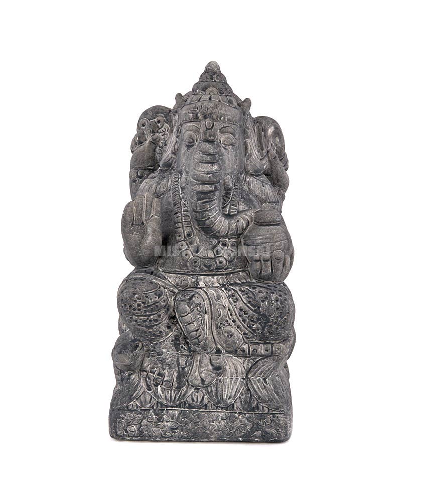 MISTRAL BONSAI - Wholesale Decorative Figurine - Ganesha ceramic figure (12x13x26 cm)