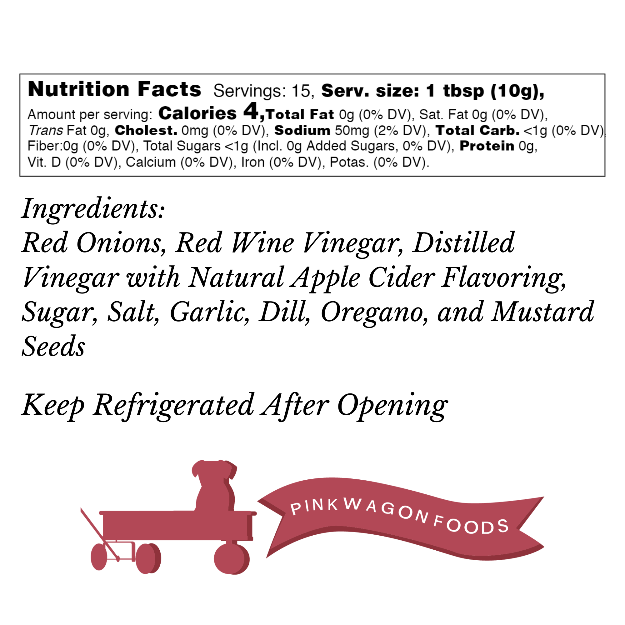 Pink Wagon Foods - Wholesale Pickled Vegetables - Pickled Red Onions - Garlic & Herb4