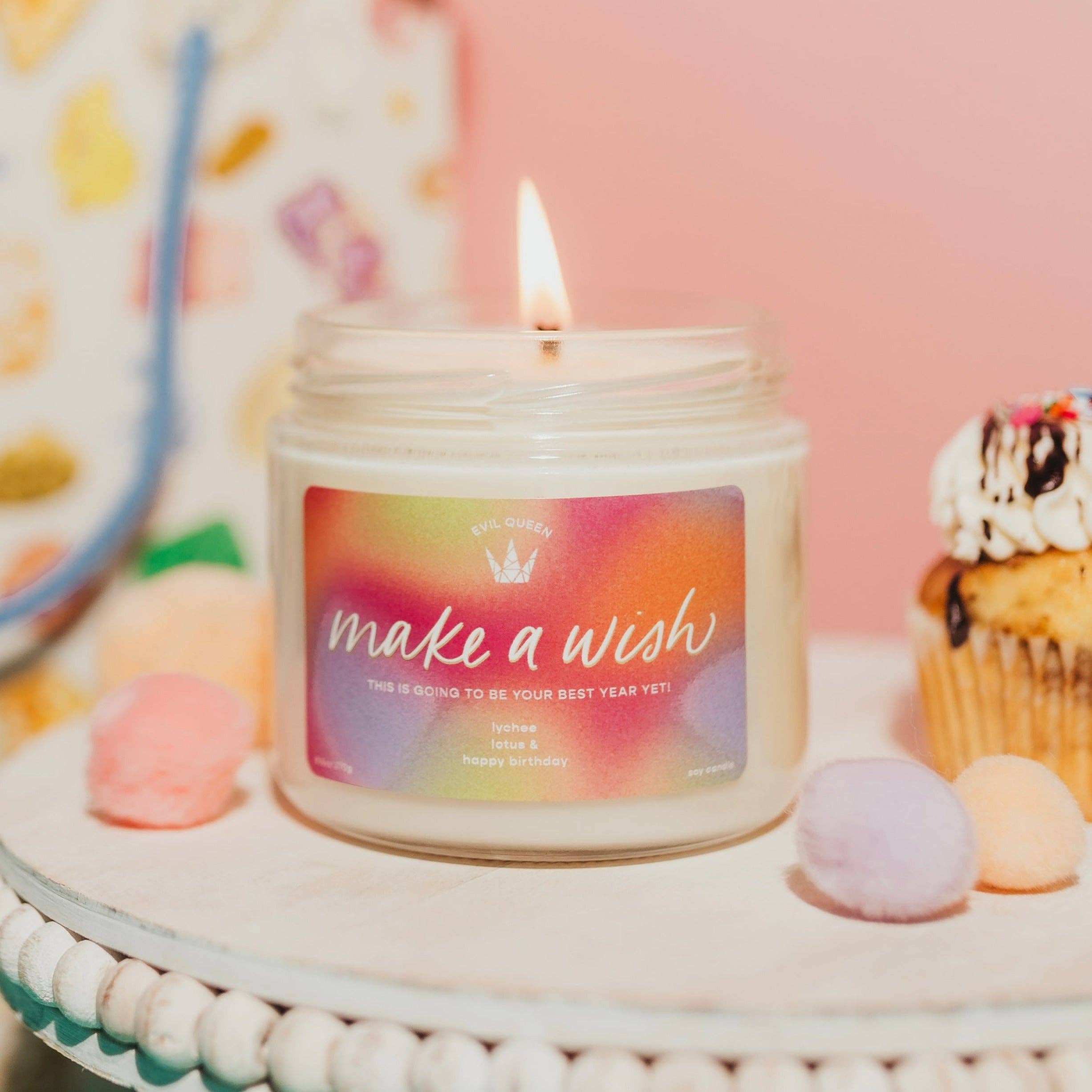 Evil Queen - Wholesale Jar/Filled Candle - Make A Wish (pick your scent!)0