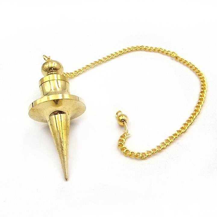 Shamans Crystal - Wholesale Meditation Supplies - Brass Pendulums, Brass Dowsing Pendulums with Gift Pouch28