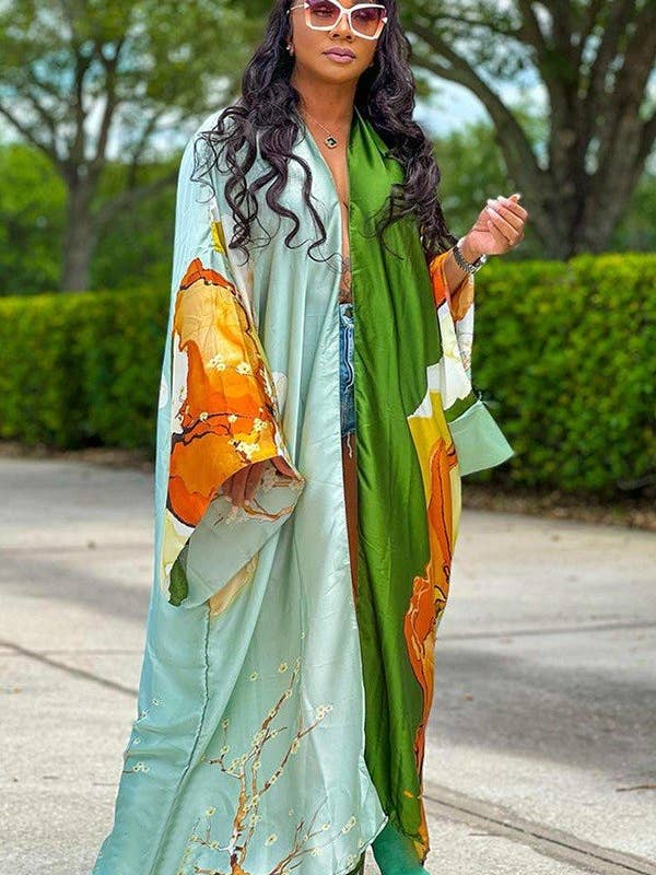 Aria Romance - Wholesale Kimono - Women's - Colorblock Smock Top4