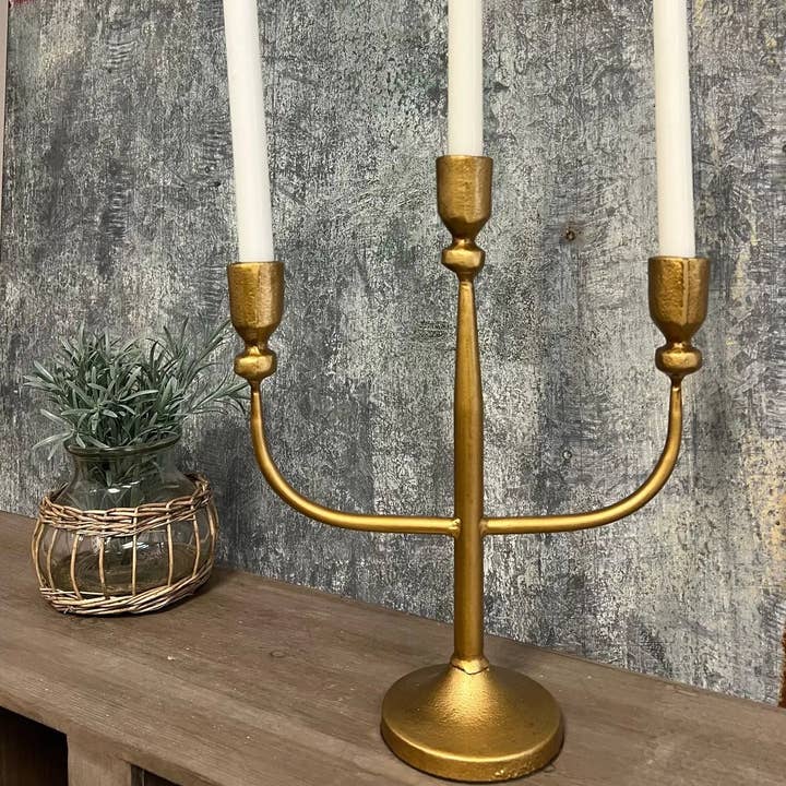 Vagabond Vintage - Wholesale Candle Holder - VINTAGE STYLE CANDELABRA3