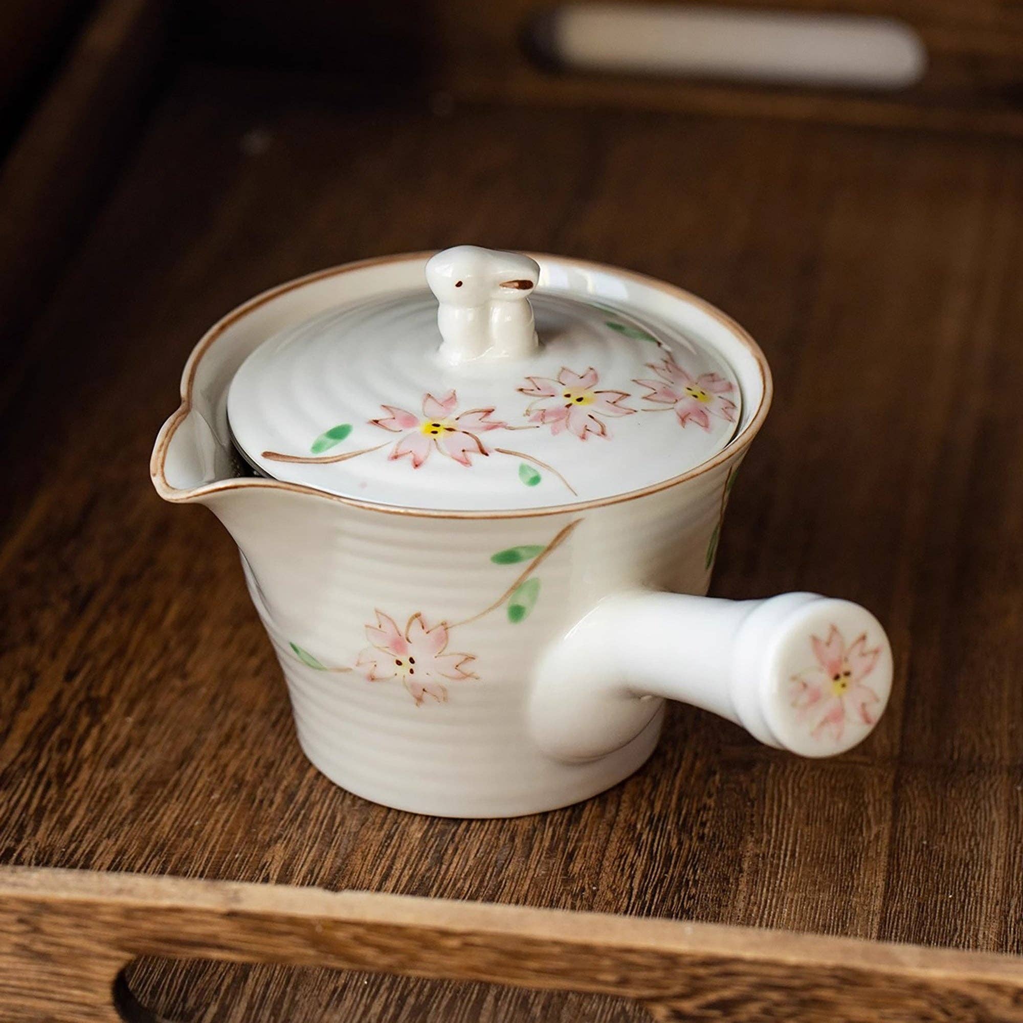 MinoCraft - Vendita all'ingrosso Teiere - Teiera Kyusu e tazza in ceramica Minoyaki5