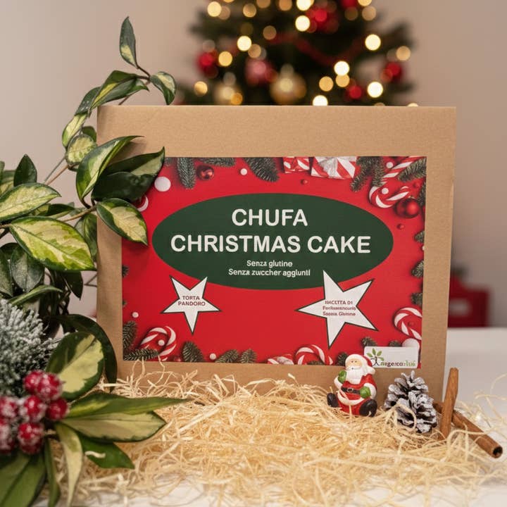 Chufa Kersttaart ZONDER GLUTEN voor wholesale door IoBoscoVivo