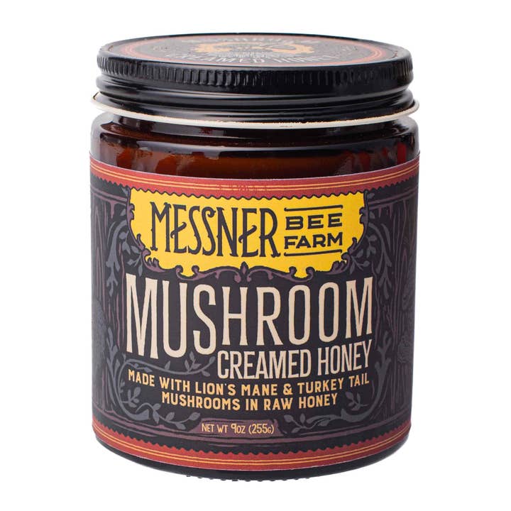 Miel crémeux aux champignons / Crinière de lion & Queue de dinde pour la vente par Messner Bee Farm